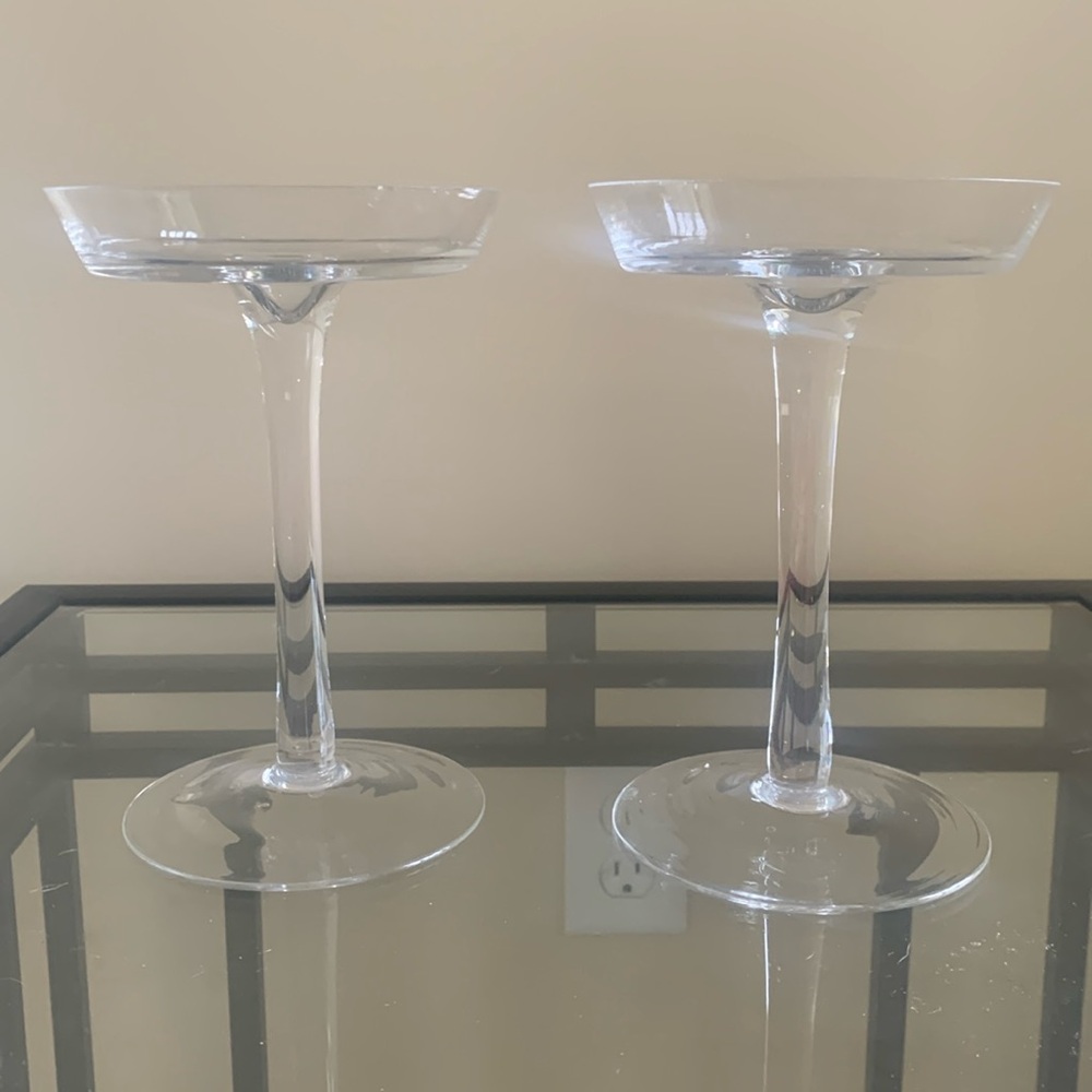 ✨Tall Glass Candle Holders✨